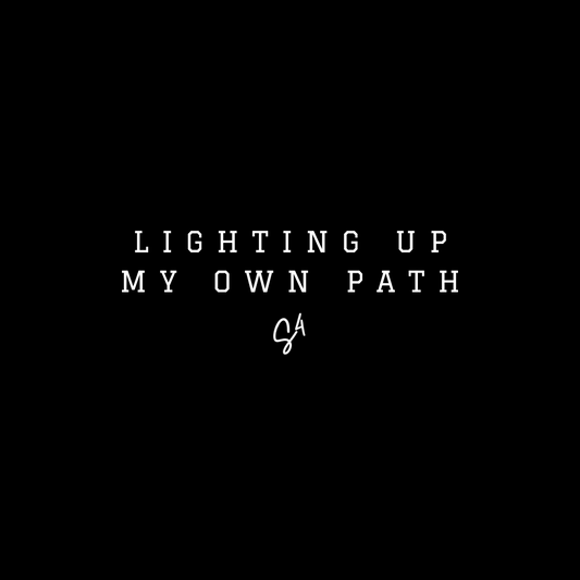 LIGHTING UP MY OWN PATH Hoodie | Black