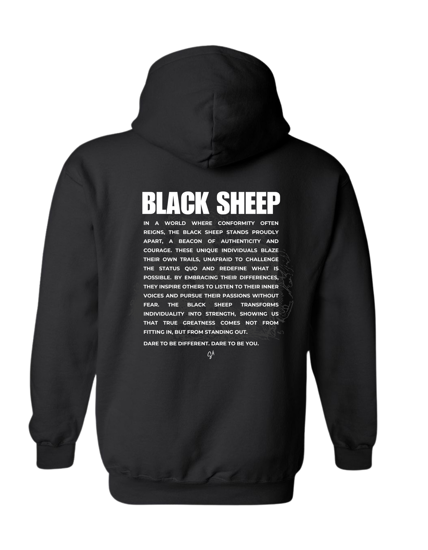BLACK SHEEP - HOODIE BACK