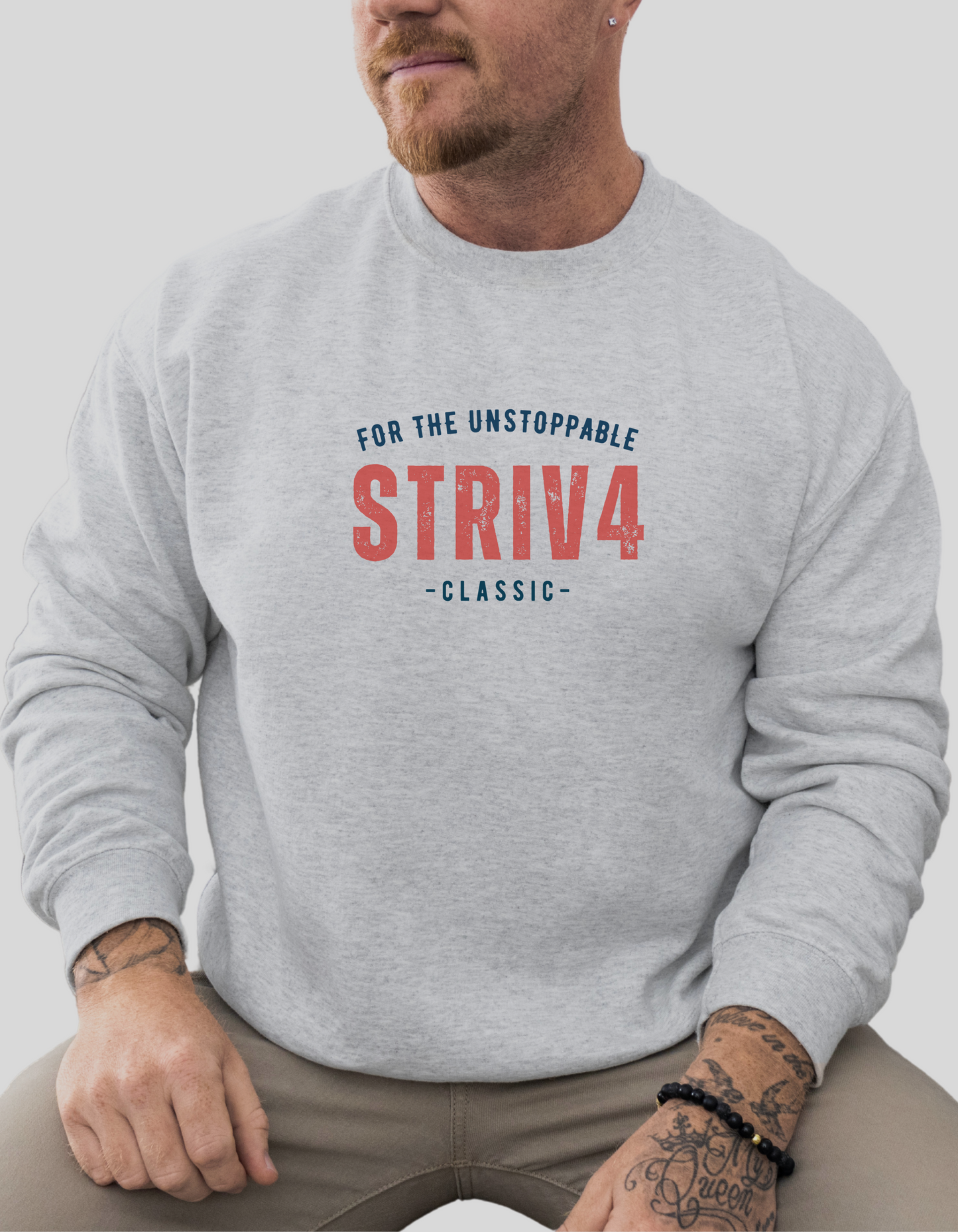 FOR THE UNSTOPPABLE Crewneck | Ash