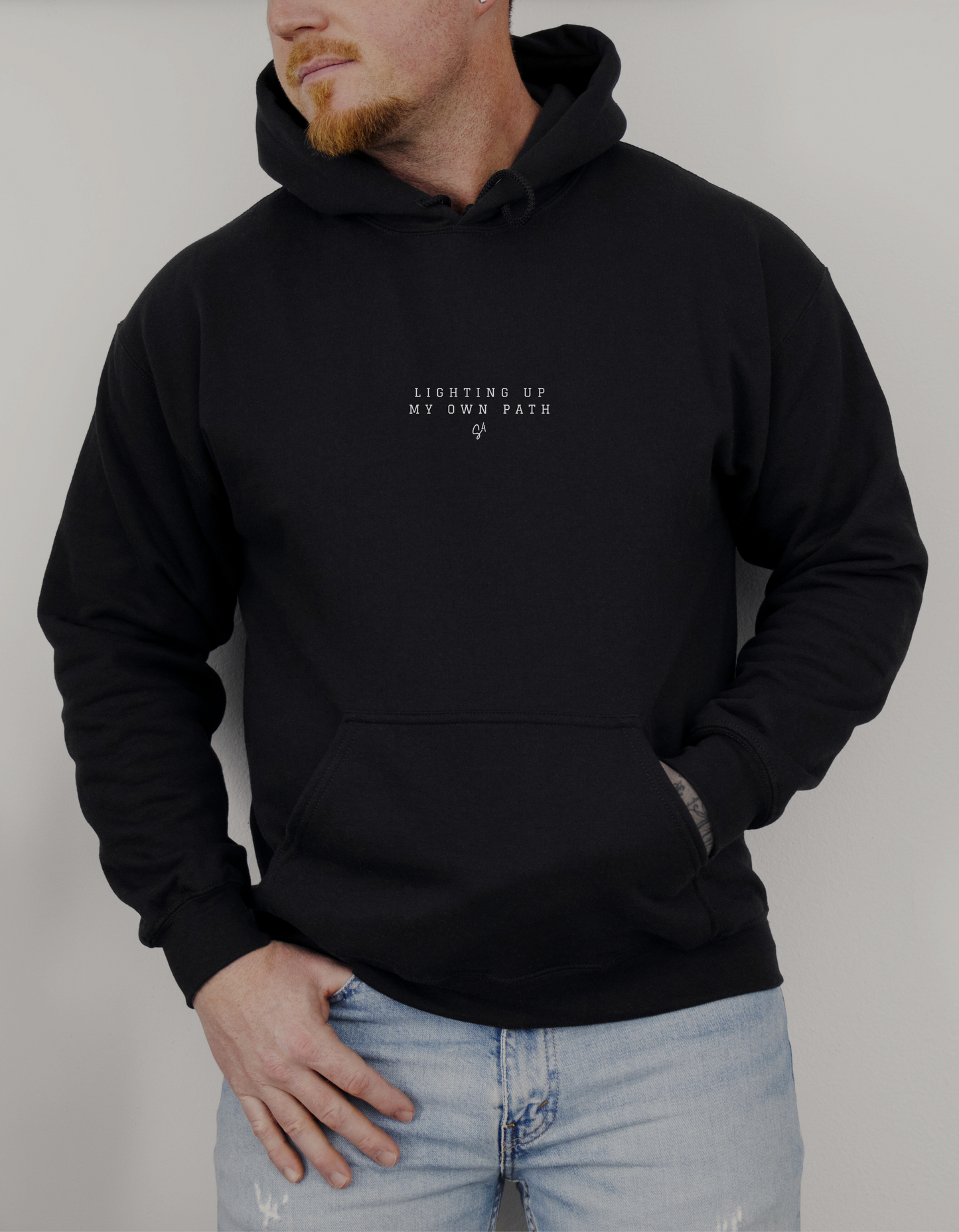 LIGHTING UP MY OWN PATH Hoodie | Black