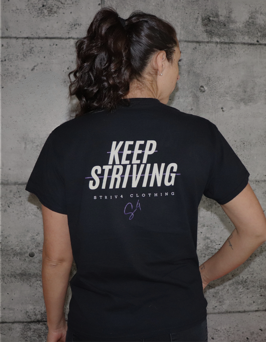 KEEP STRIVING Tee | Black