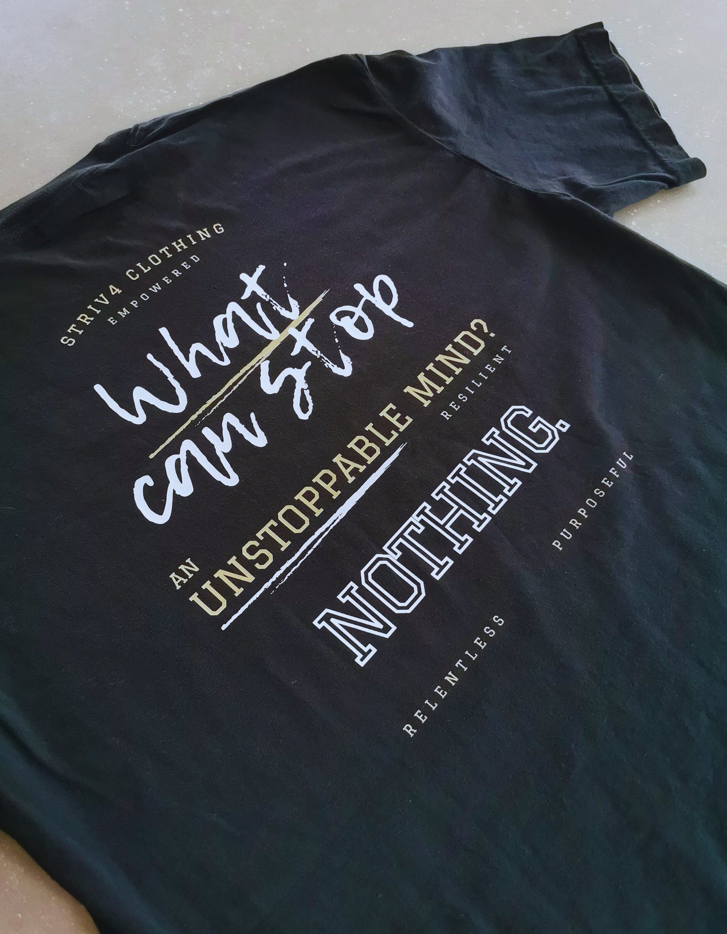 UNAPOLOGETICALLY DRIVEN Tee | Black