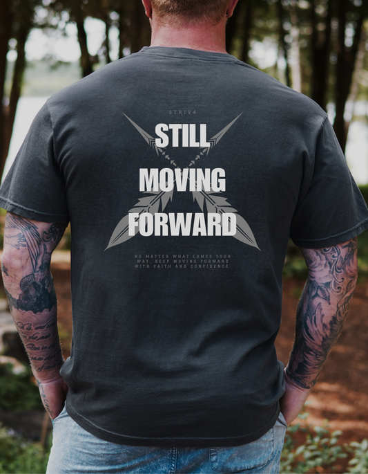 STILL MOVING FORWARD Tee | Pepper (grey)