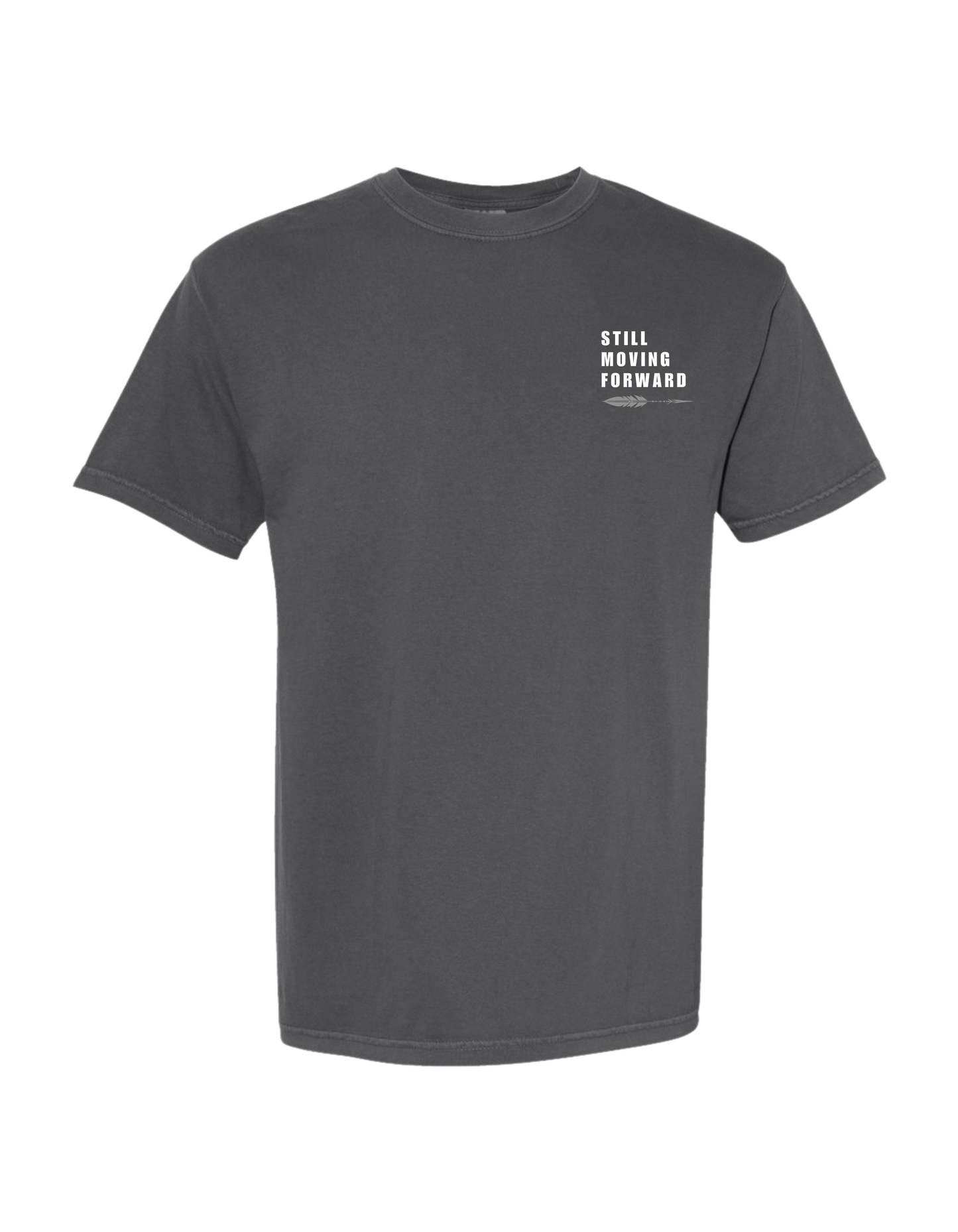 STILL MOVING FORWARD Tee | Pepper (grey)