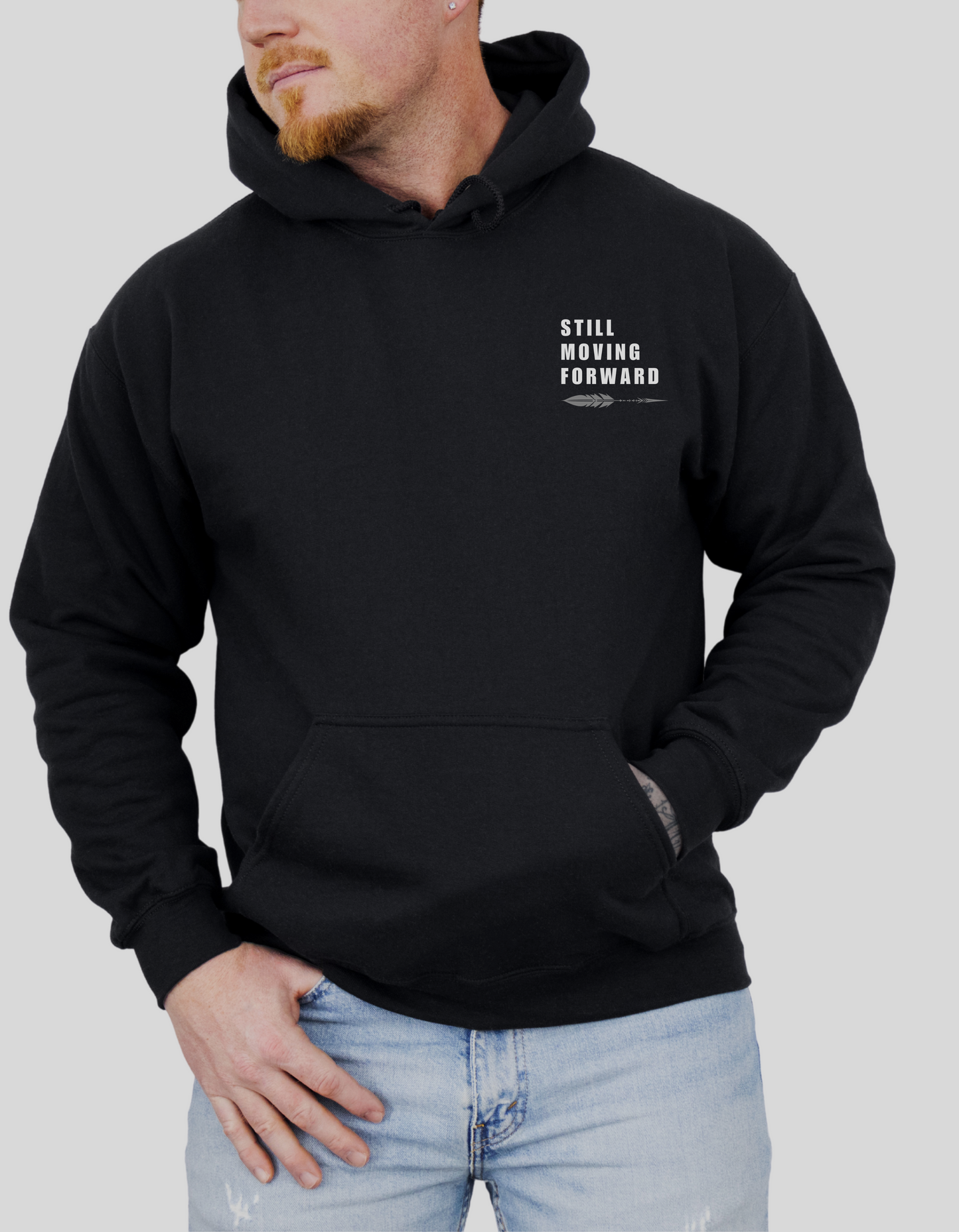 STILL MOVING FORWARD Hoodie | Black