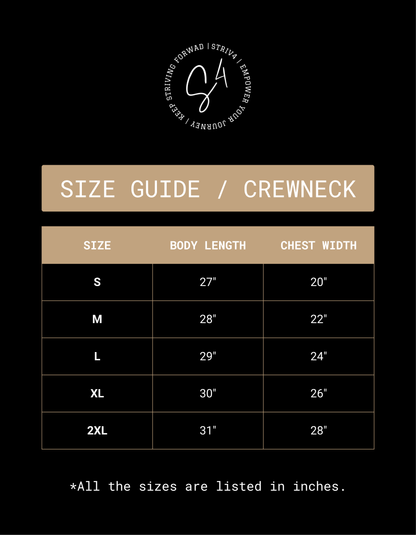 FOR THE UNSTOPPABLE Crewneck | Ash
