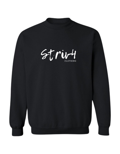 STRIV4 CLASSIC - BLACK CREWNECK FRONT